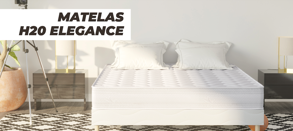 Matelas H20 Zen ELEGANCE | 90x190- 90x200-140x190 -140x200 - 160x200 - 180x200