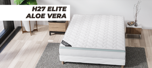 MATELAS H27 ELITE ALOE VERA | 90x190, 140x190, 160x200, 180x200