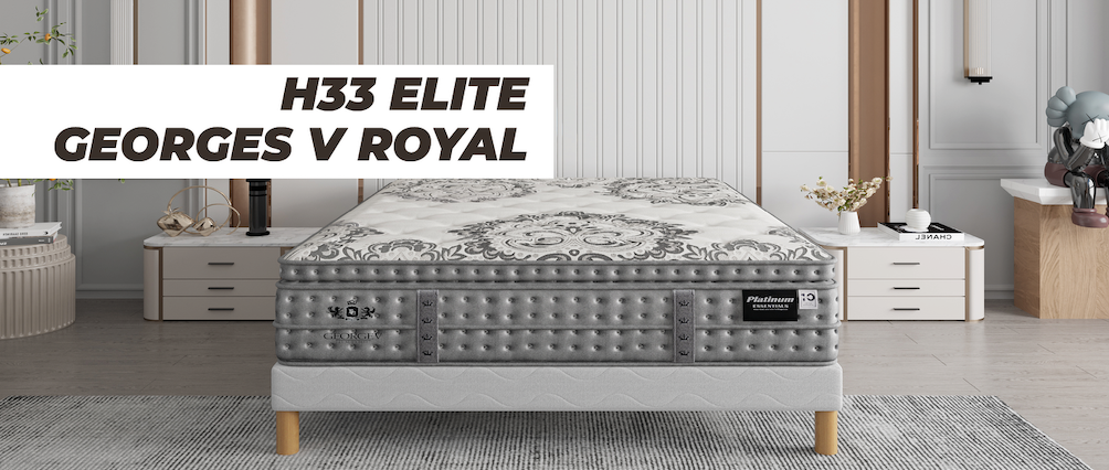 Matelas GEORGE V ROYAL ELITE | 90x190, 90x200, 140x190, 140x200, 160x200, 180x200, 200x200